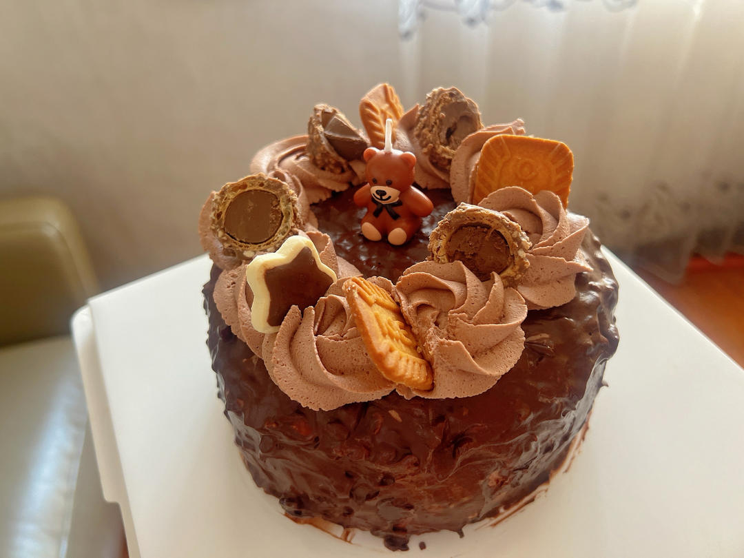 简单好吃巧克力梦龙脆皮蛋糕