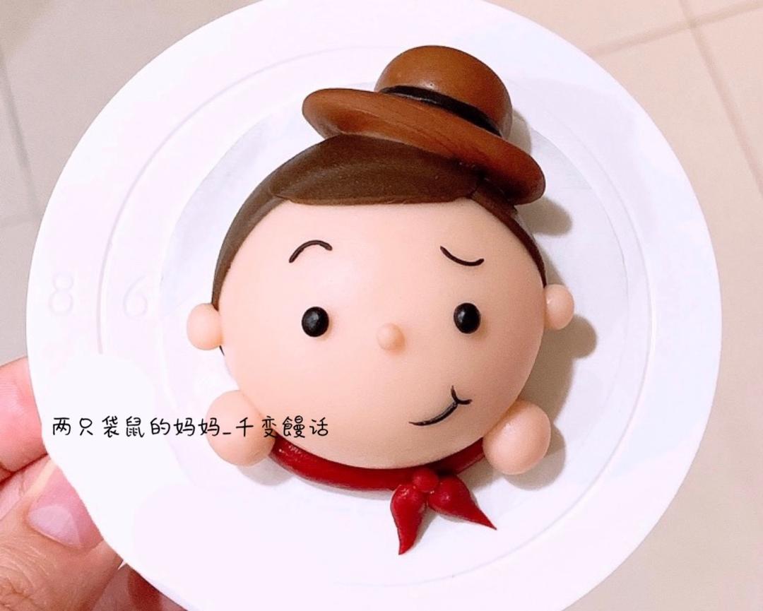可爱造型馒头 Q版玩具总动员TOY STORY 胡迪&巴斯光年