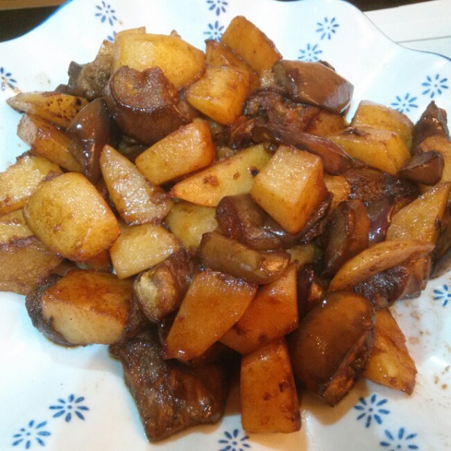 土豆烧茄子
