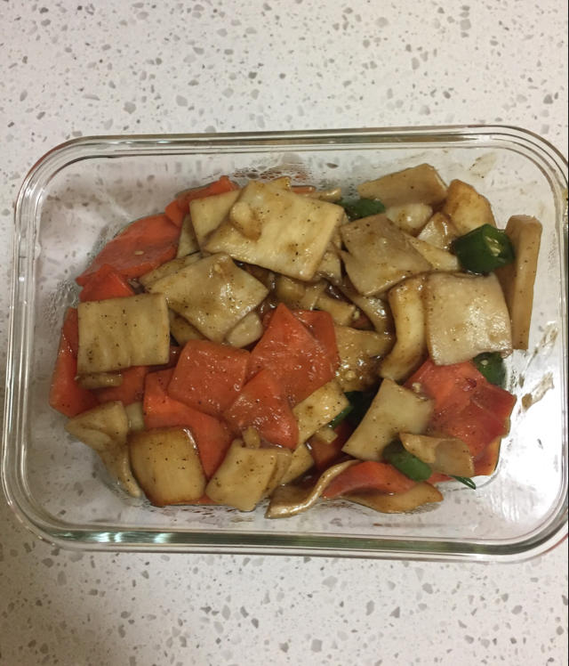 老丁的私房菜-美极杏鲍菇