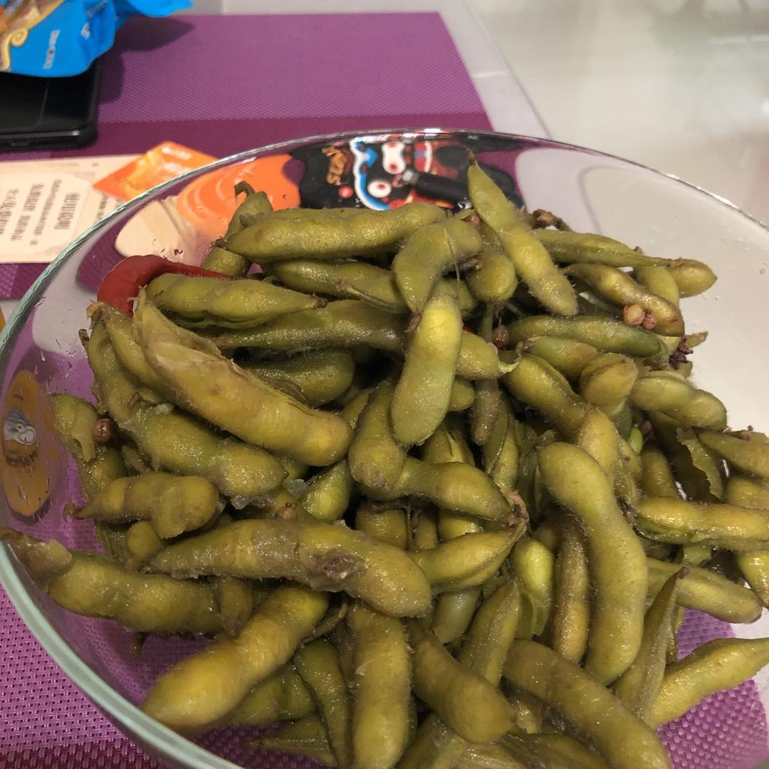卤毛豆