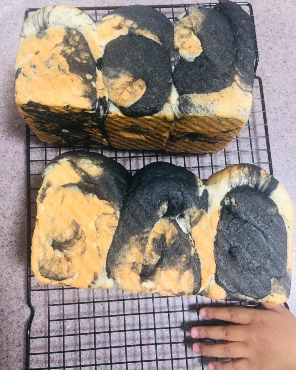 水墨吐司(大理石纹)原创