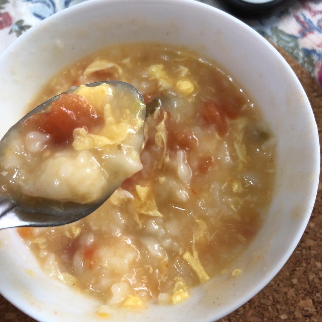 西红柿鸡蛋疙瘩汤