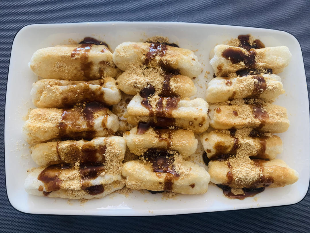 超好吃的红糖糍粑