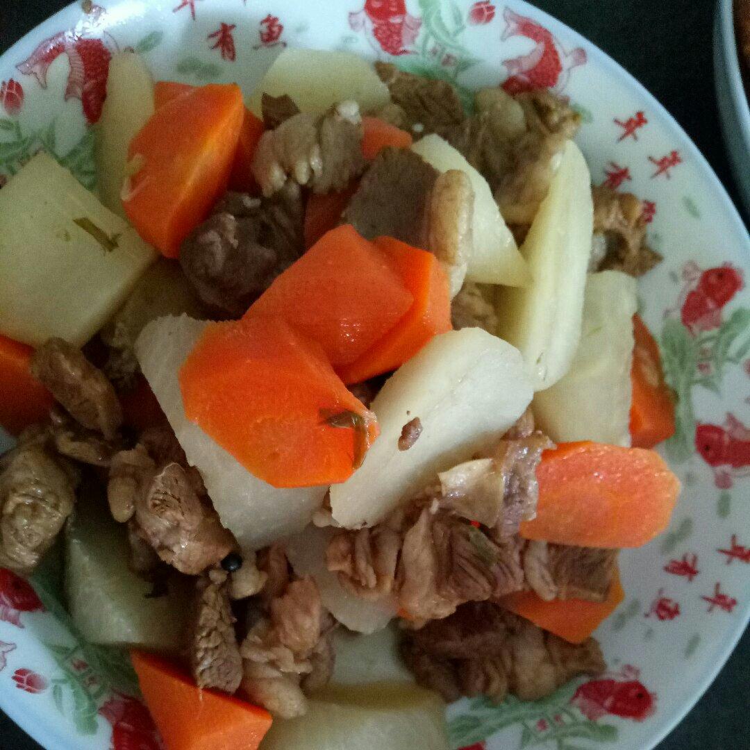 红烧羊肉萝卜