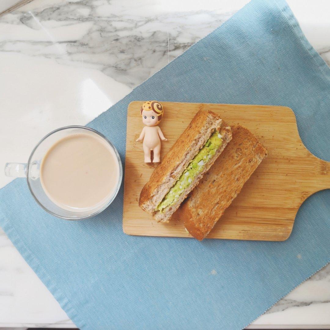 牛油果鸡蛋三明治