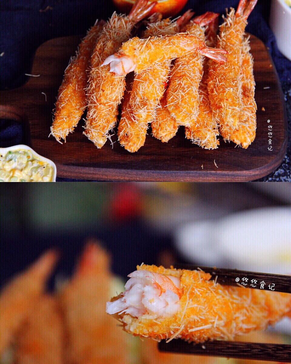 金丝炸虾—新晋最好吃的炸虾方子！（内附万能酱汁）