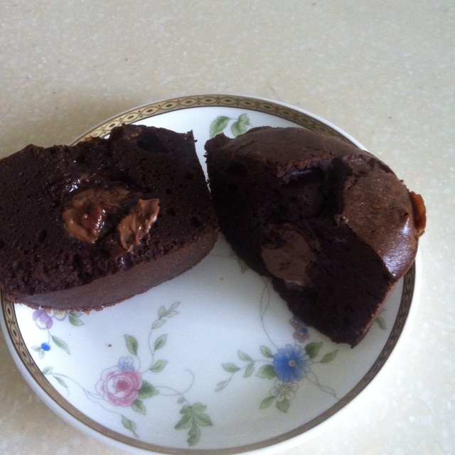 莫尼卡美食厨房：爆浆巧克力蛋糕