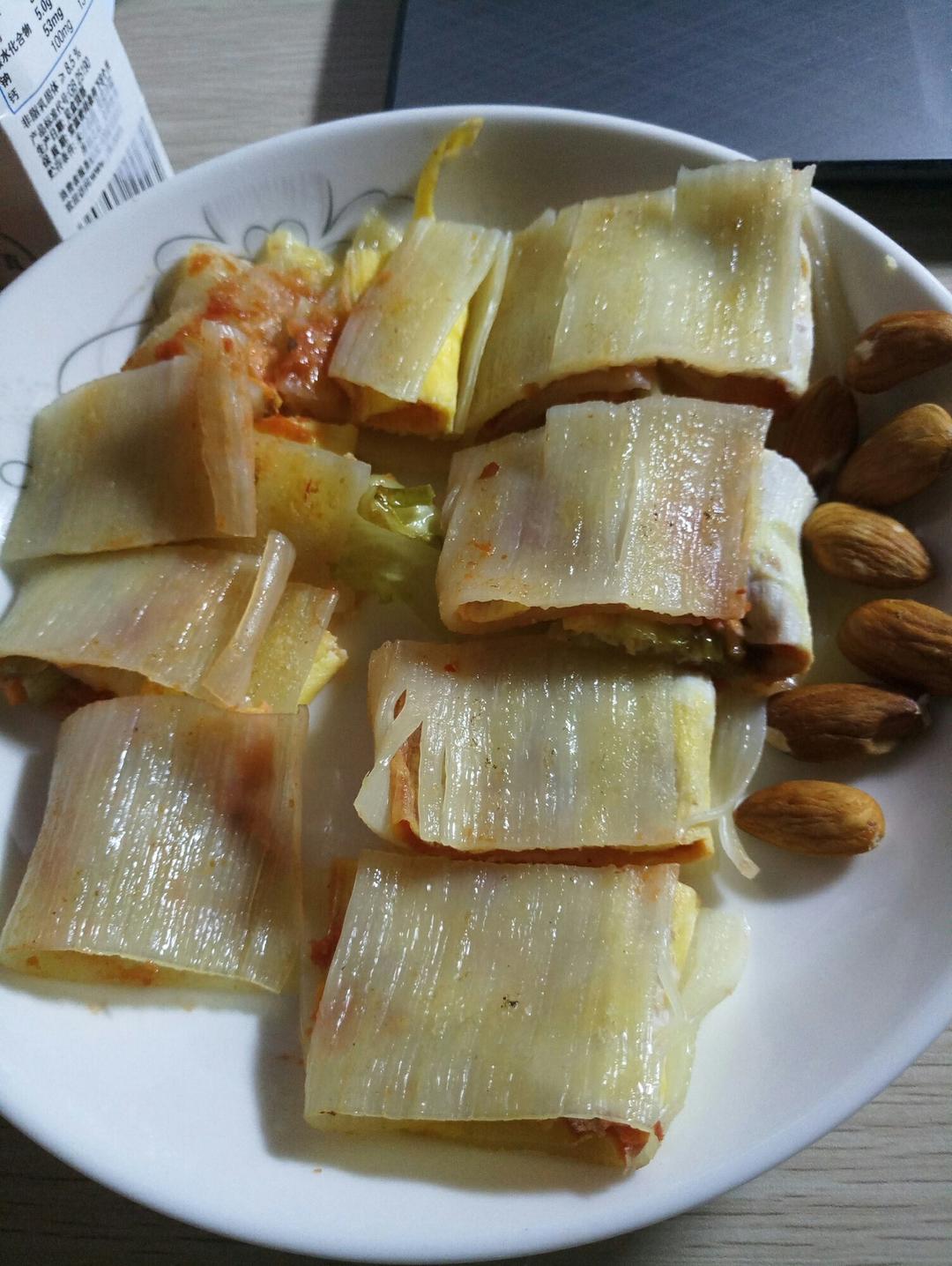 街头烤冷面