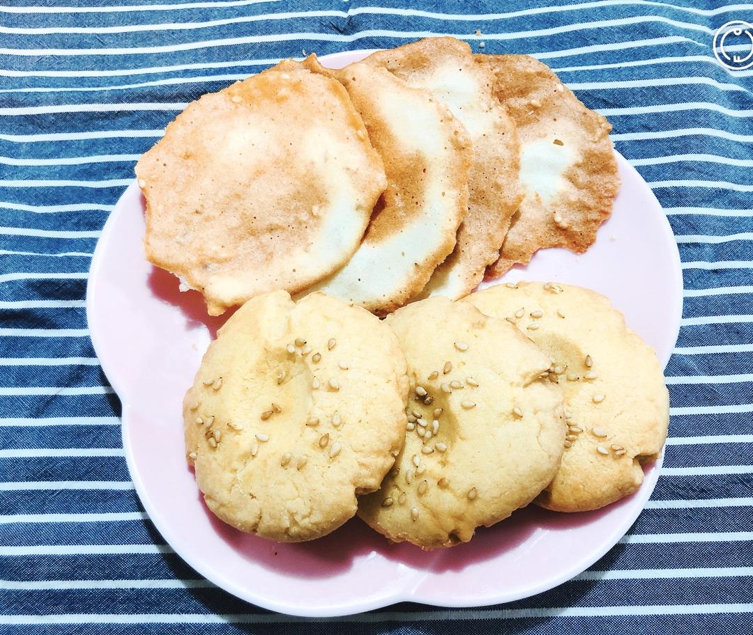 剩余蛋清好去处——杏仁薄饼