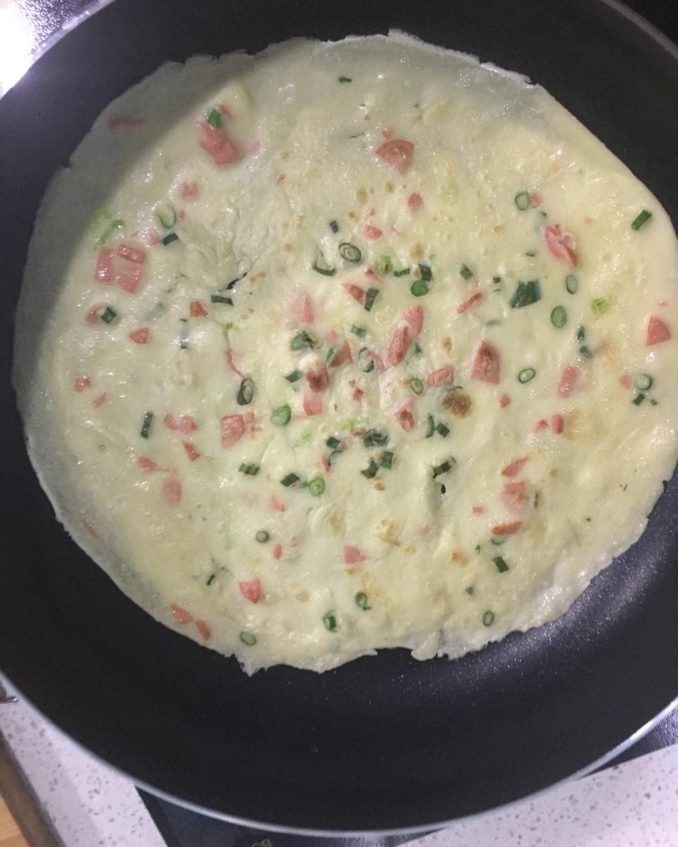 鸡蛋软饼（薄而不破和卖的味道一样细腻好吃！）