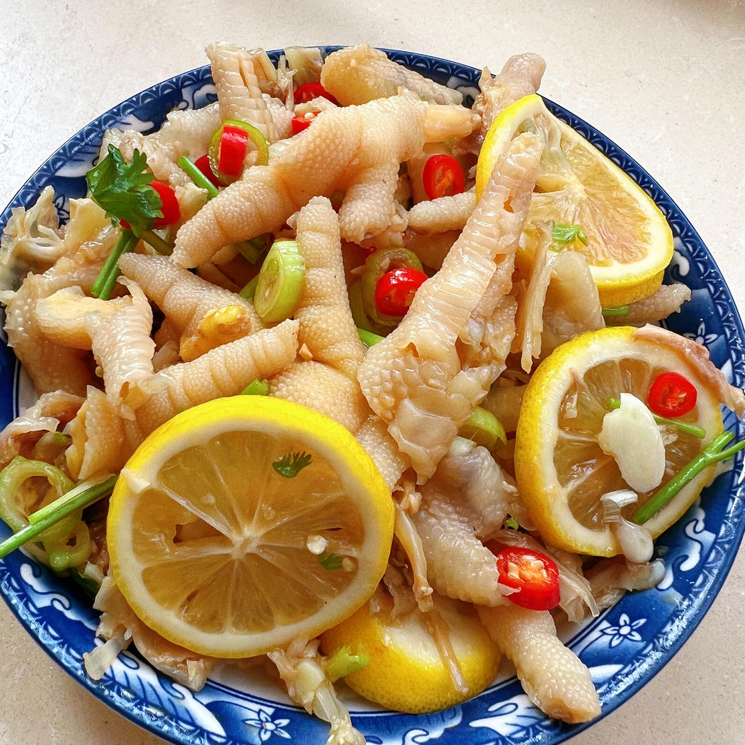 酸辣柠檬脱骨鸡爪🍋🍋🍋Q弹爽口