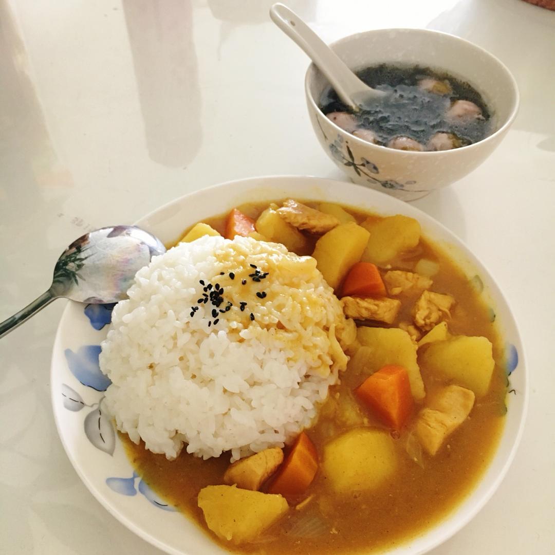 咖喱土豆饭