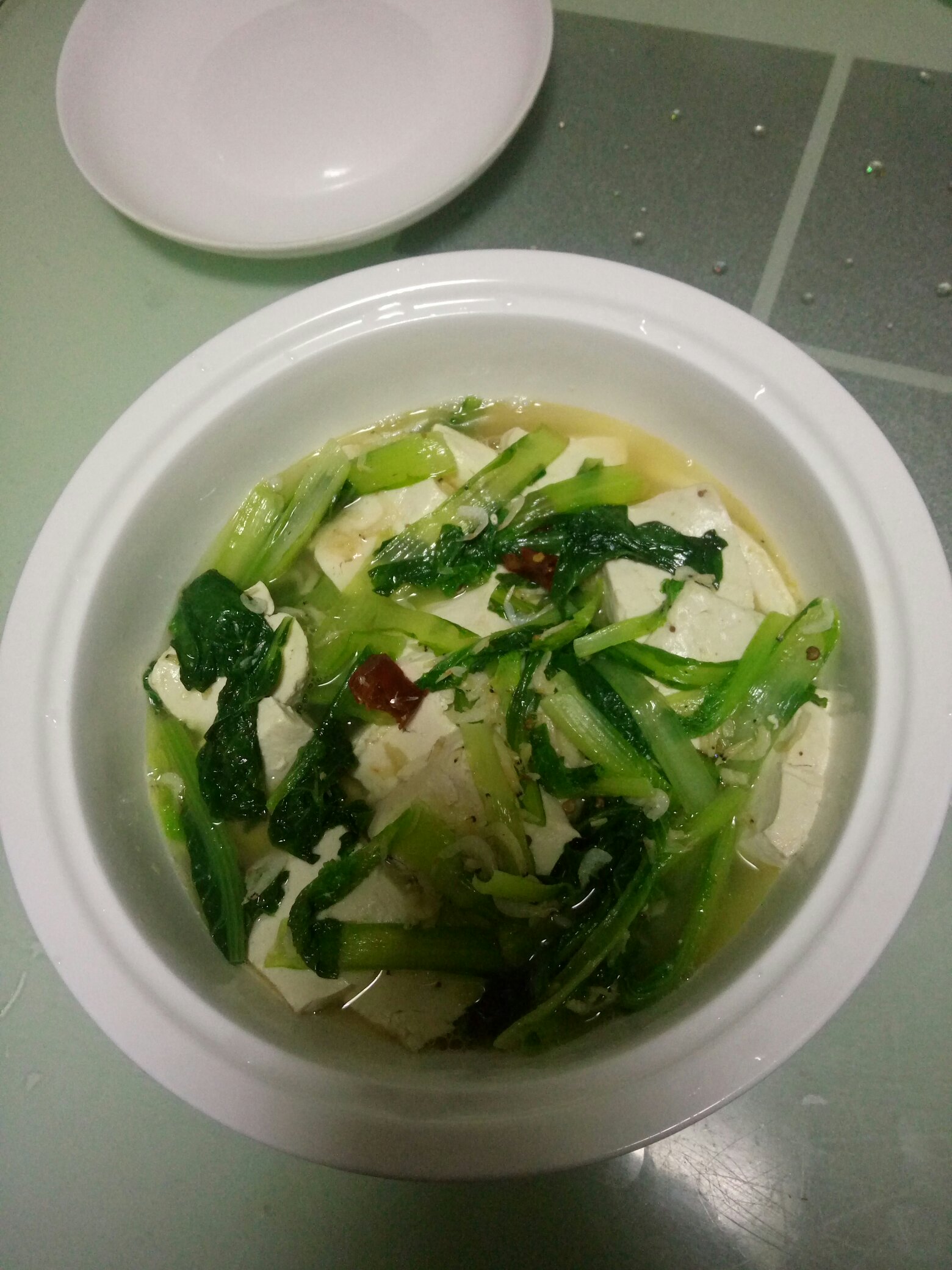 小白菜豆腐