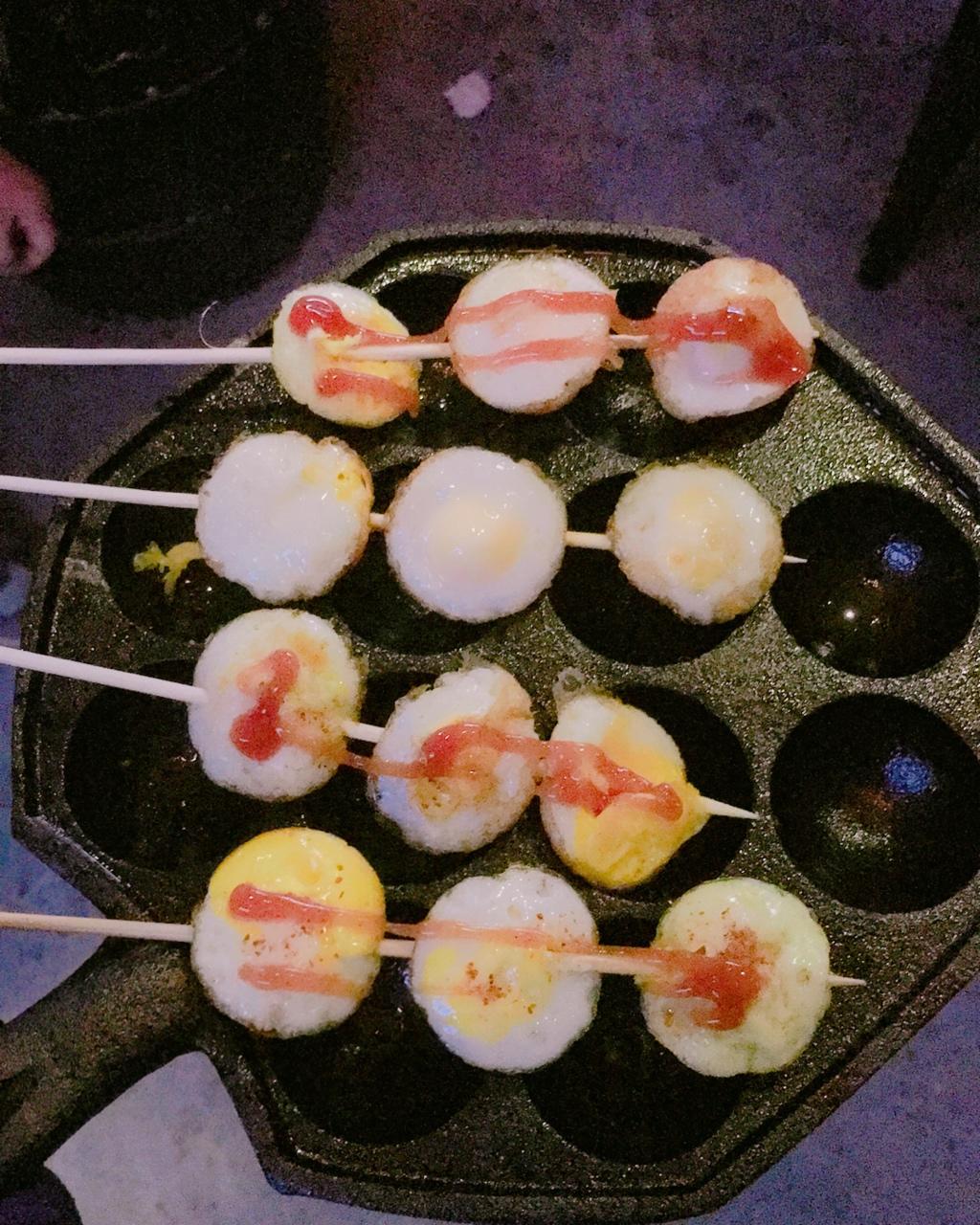 家庭版烤鹌鹑蛋（章鱼烧烤板）