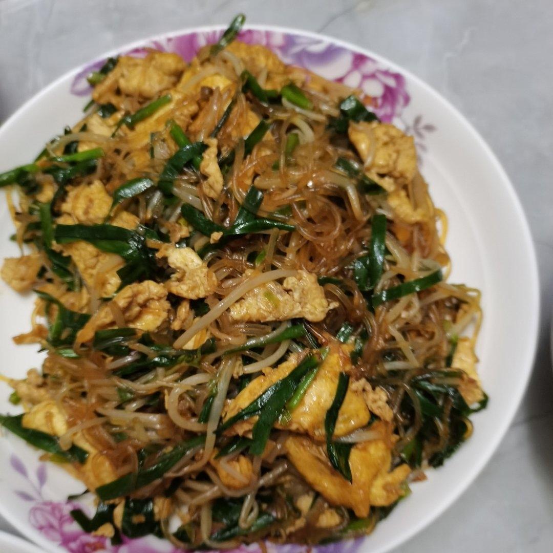豆芽炒粉条