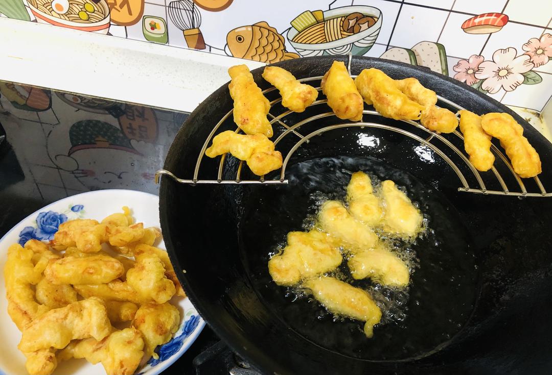 香炸鸡胸肉的做法