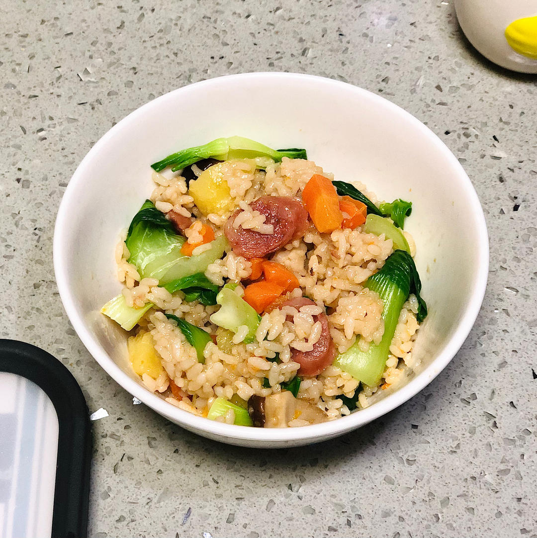 电饭煲｜懒人版㊙️香肠土豆焖饭‼️巨好吃