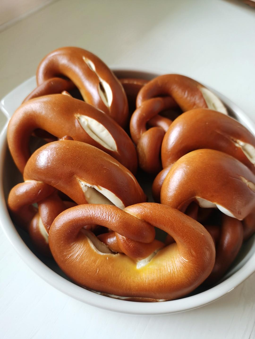 德式碱水面包｜经典碱水结｜普雷结｜0糖低卡｜免发酵｜免手套膜