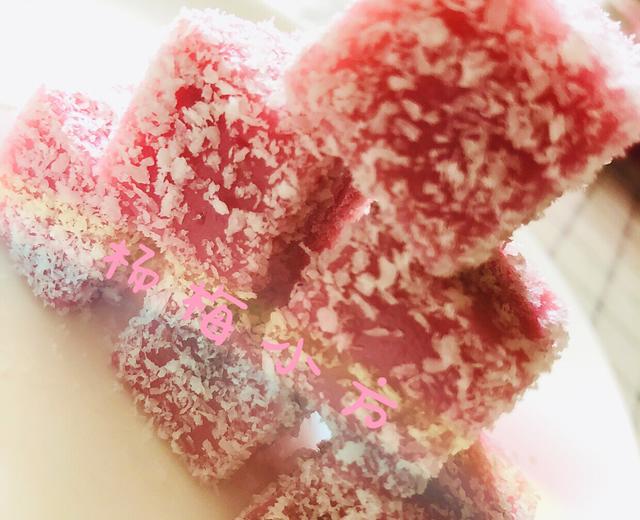 杨梅椰奶冻,杨梅小方的做法