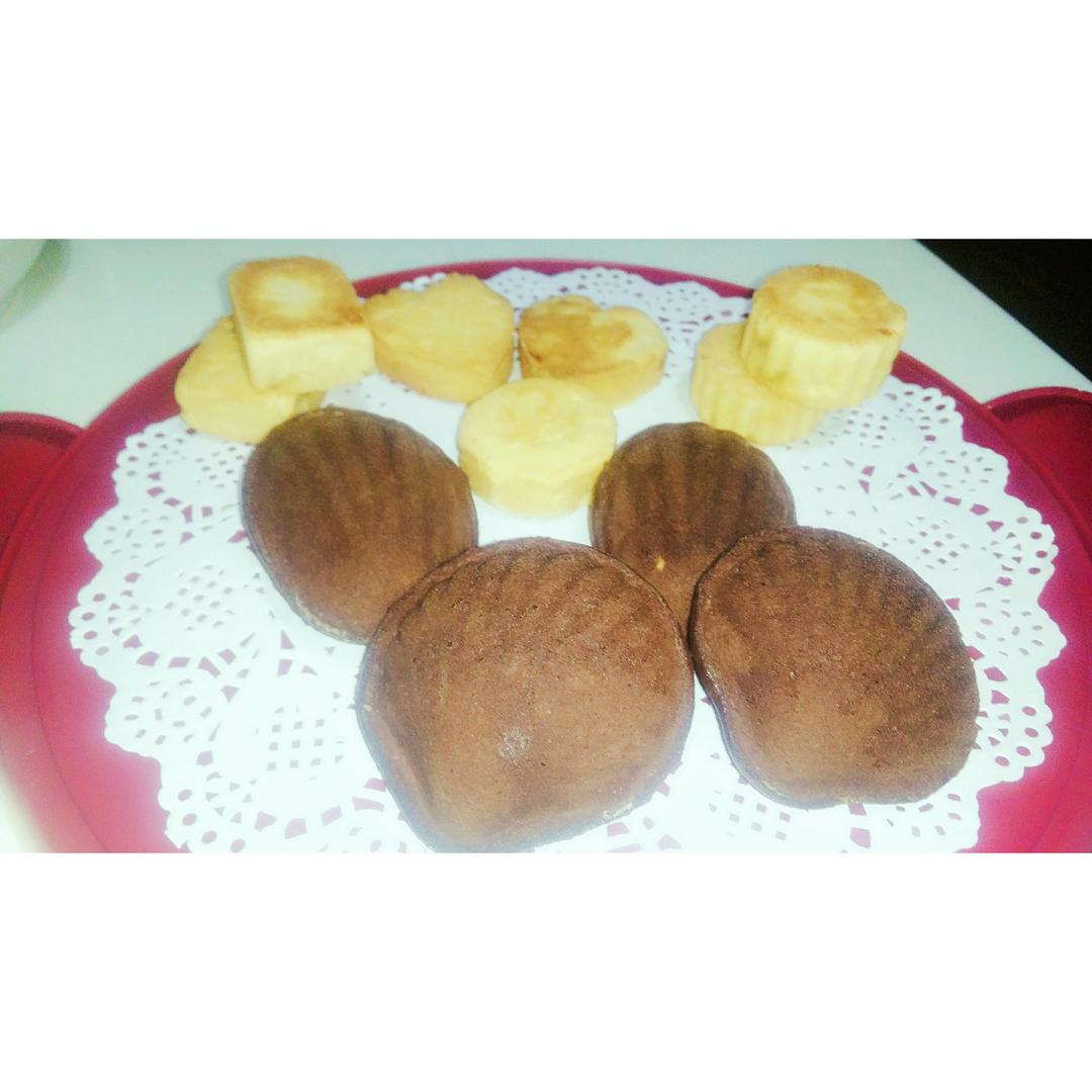 可可花生酱软心玛德琳