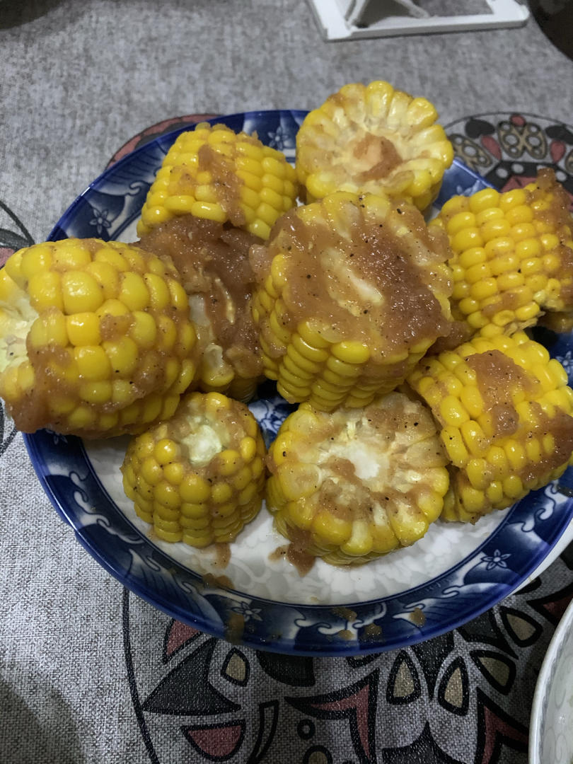 清煮甜玉米