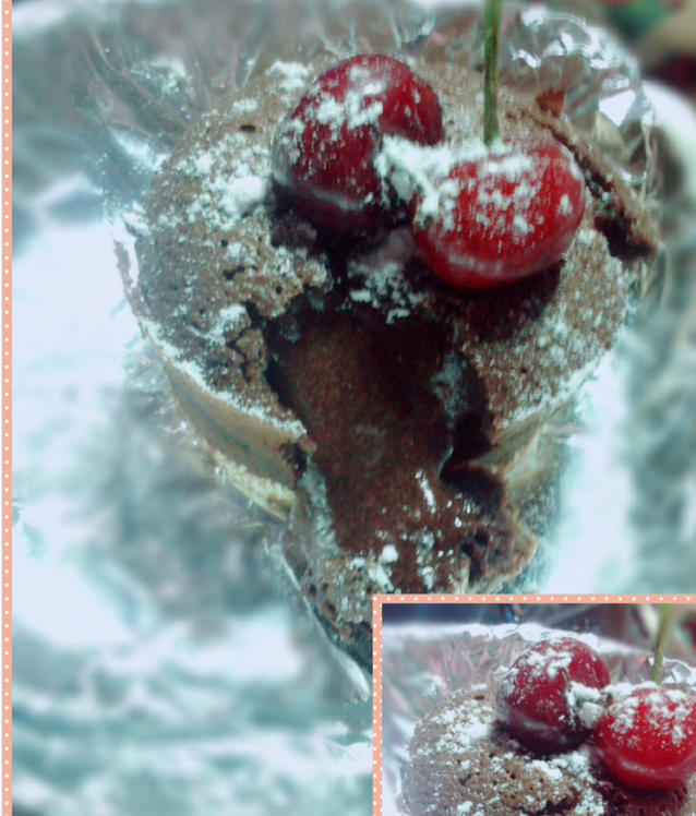 给妹子群的巧克力熔岩蛋糕