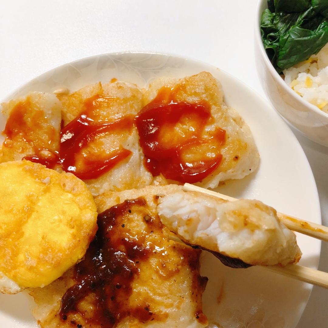 香煎巴沙鱼（龙利鱼）