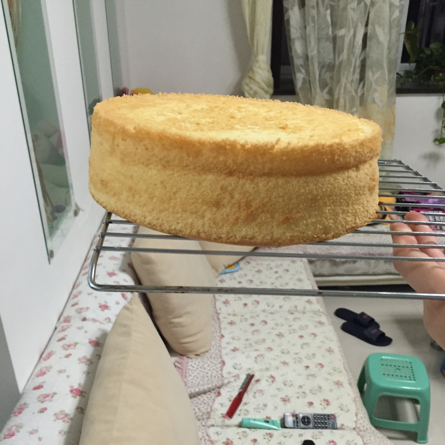 简单好做的8寸戚风蛋糕