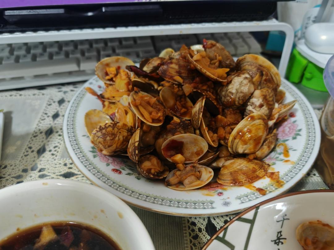 爆炒花甲