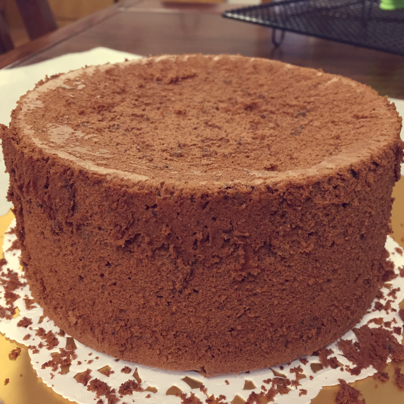 不消泡的巧克力戚风