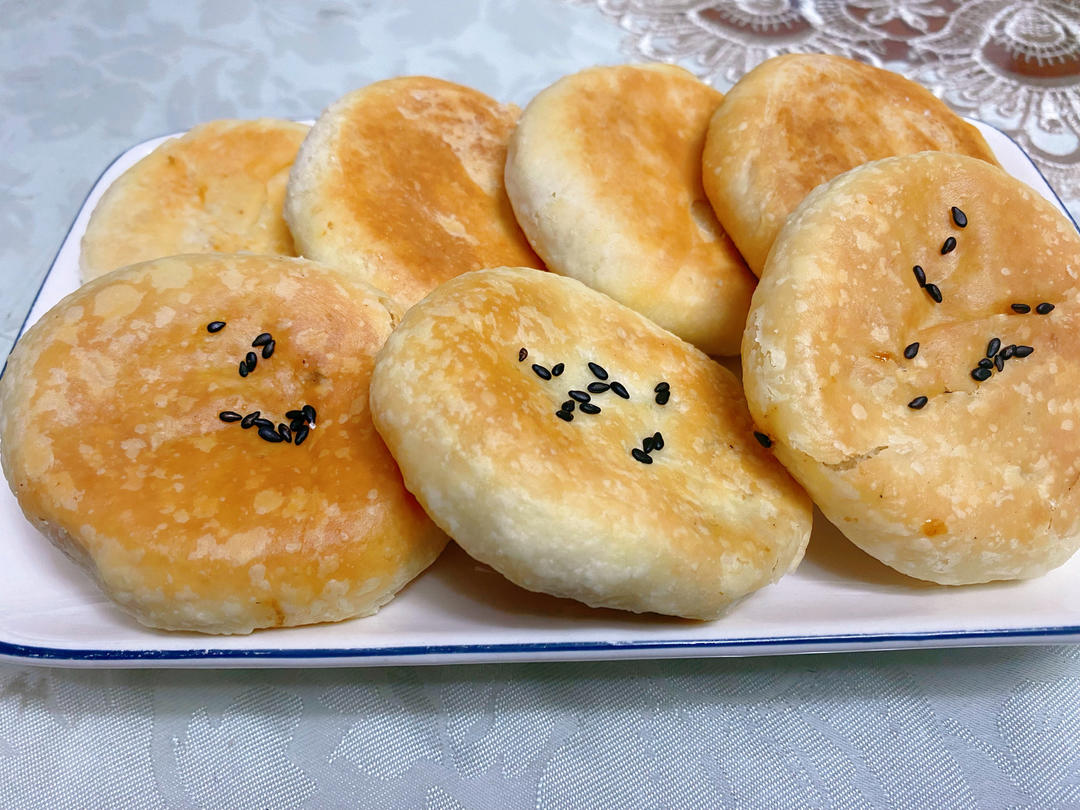 堂妈小厨——酥皮绿豆饼