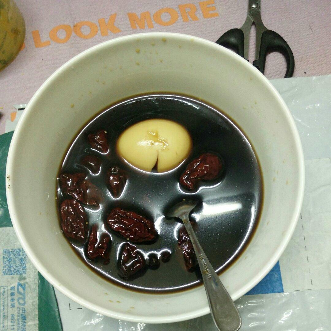 红枣桂圆煮鸡蛋