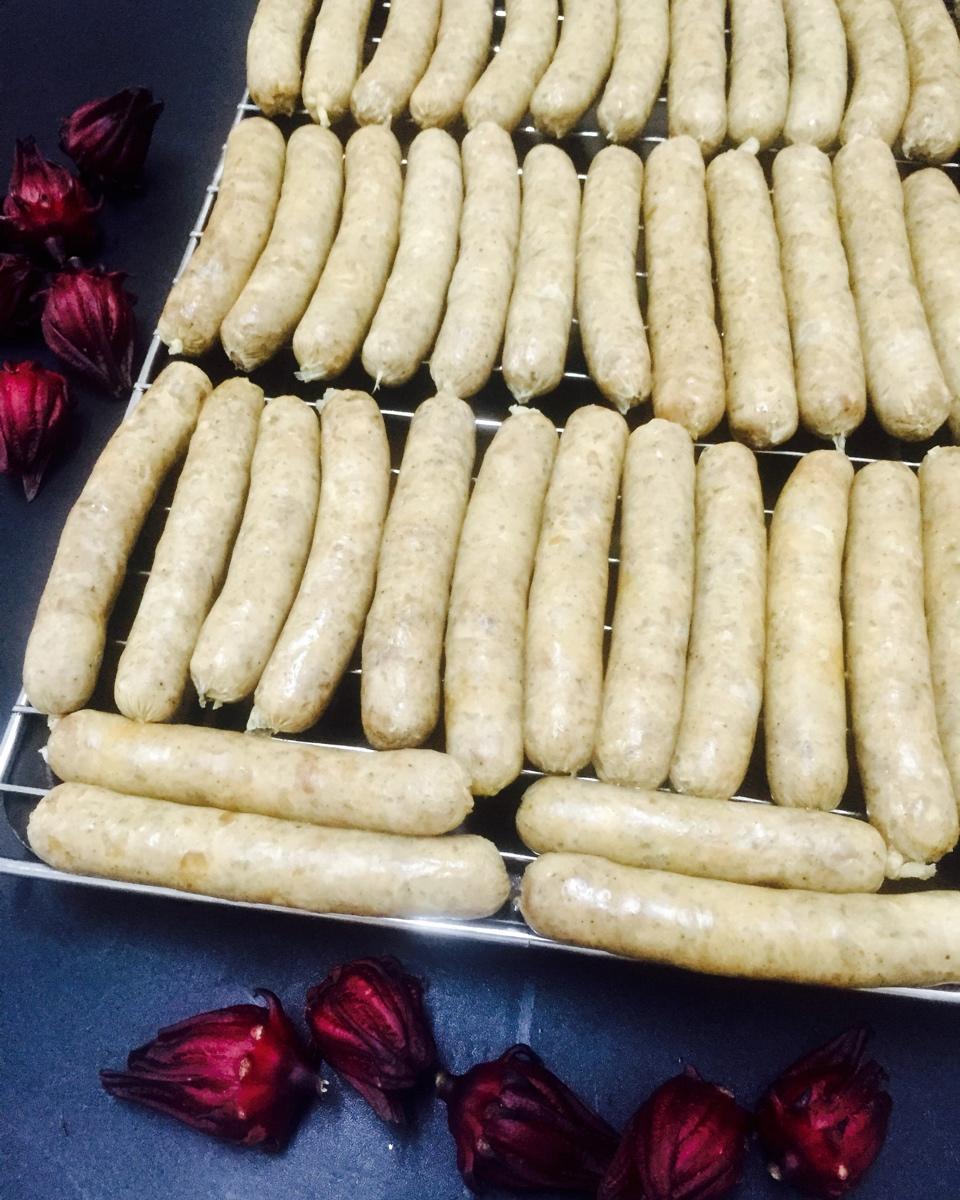 lwz66做的自制脆皮肠(儿童肠)