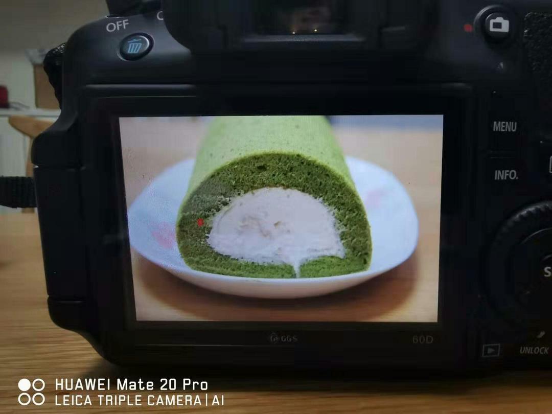 抹茶焦糖芝麻蛋糕卷