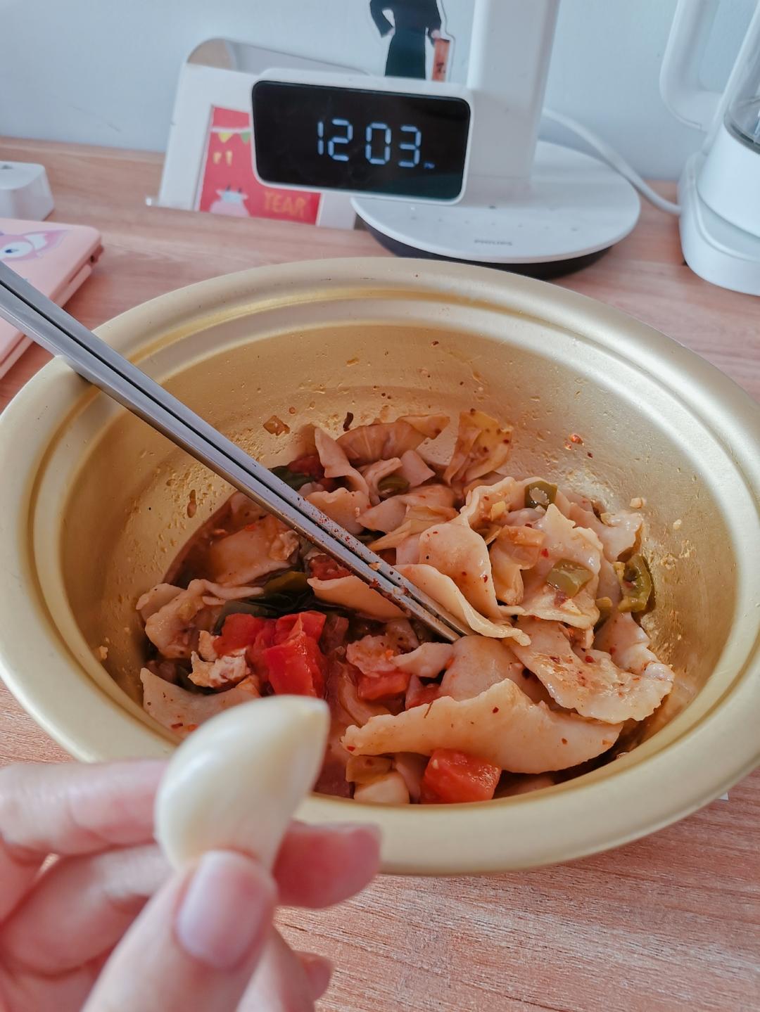 油泼扯面这样做最方便