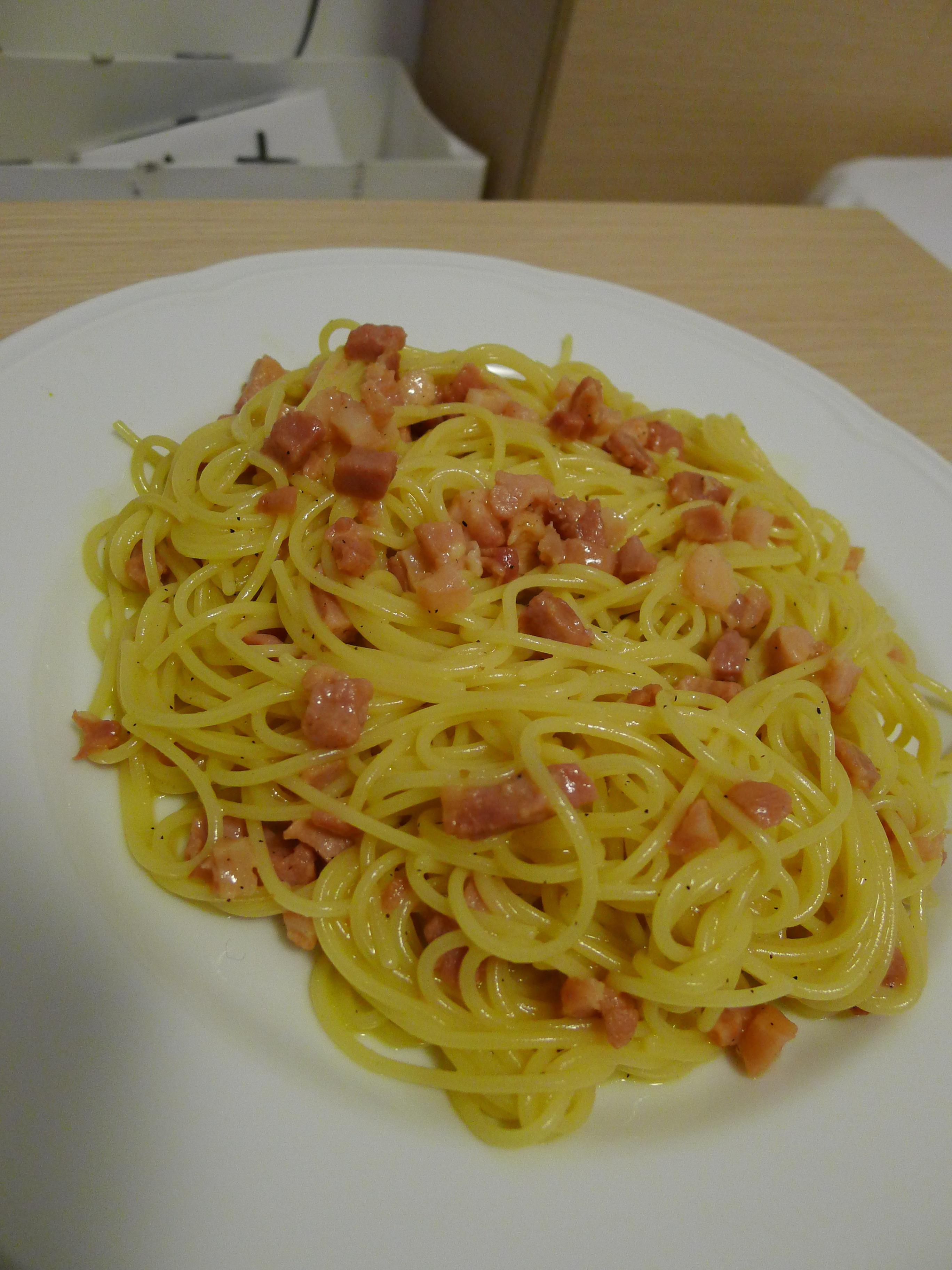 Spaghetti alla Carbonara的做法