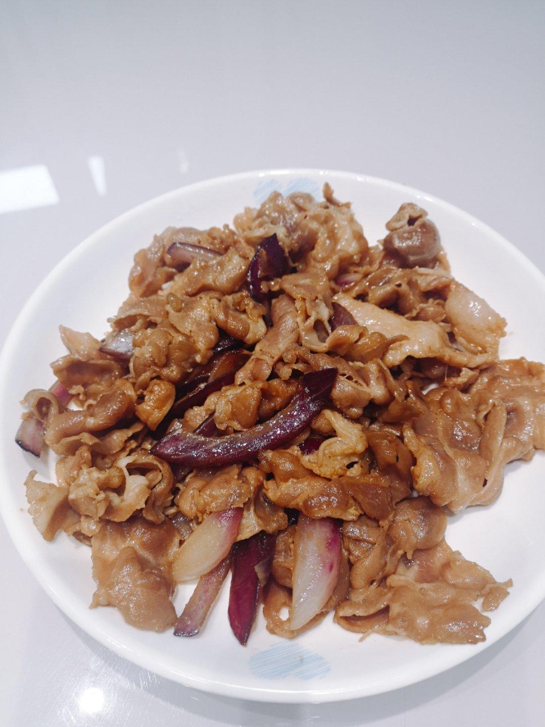 洋葱孜然羊肉片