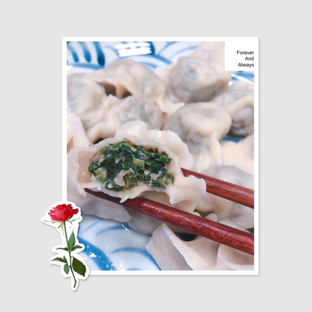 荠菜肉水饺