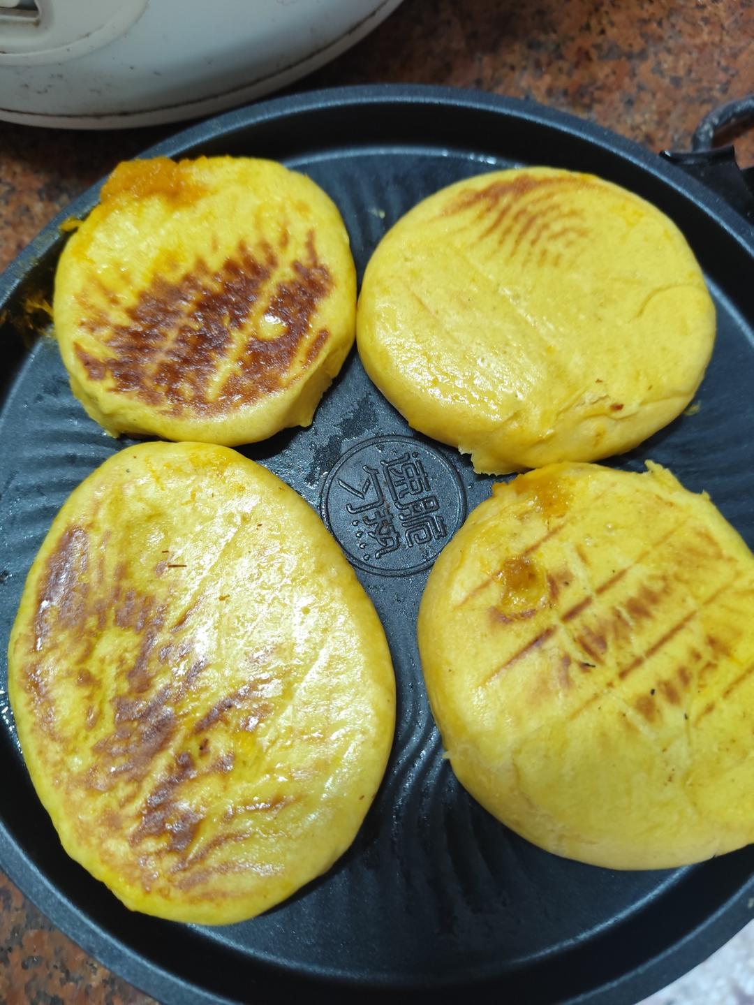 堂妈小厨——发面南瓜饼