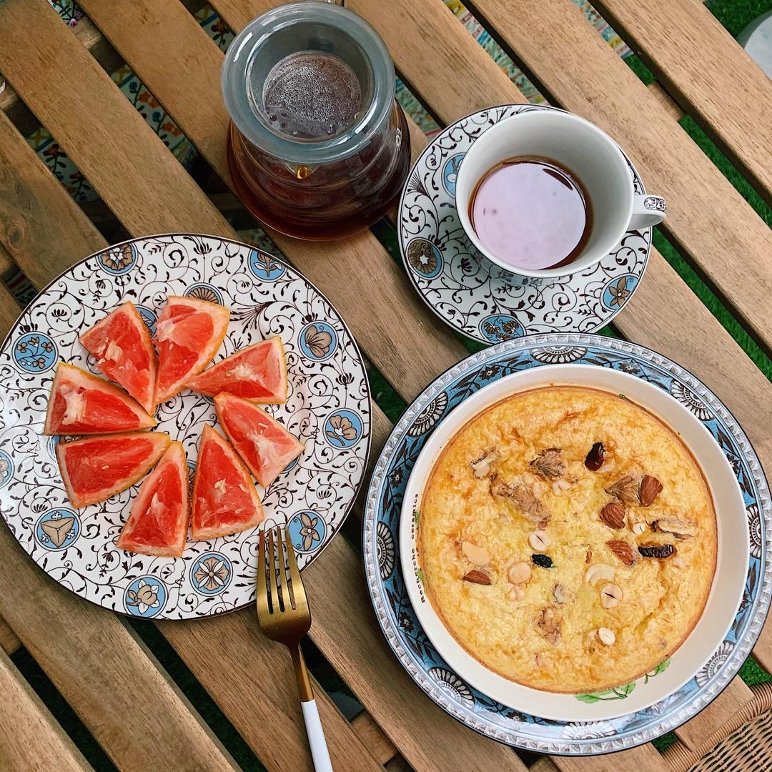 早餐烤燕麦❤️好吃又简单❤️低脂健康