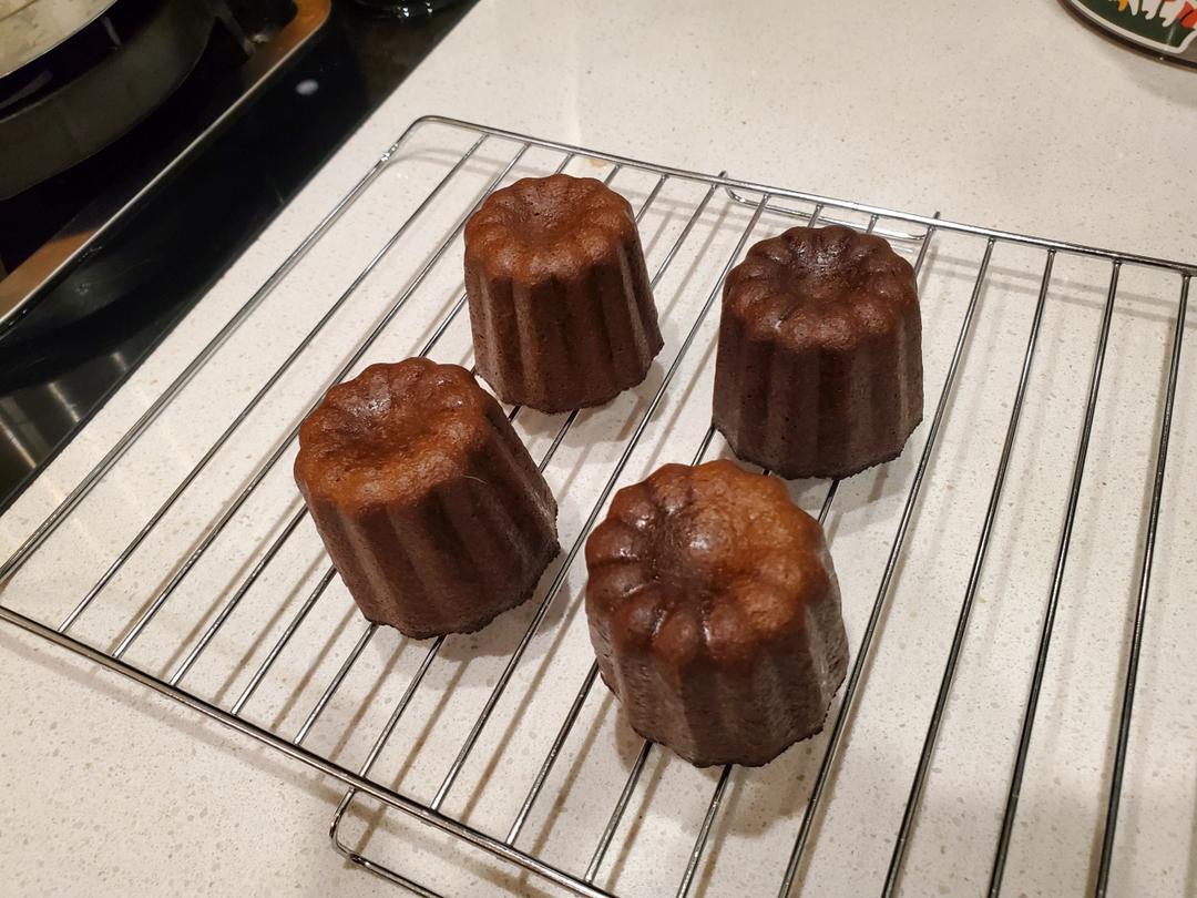 波尔多可露丽（鸳鸯奶茶与抹茶）—便宜钢模无需震面糊