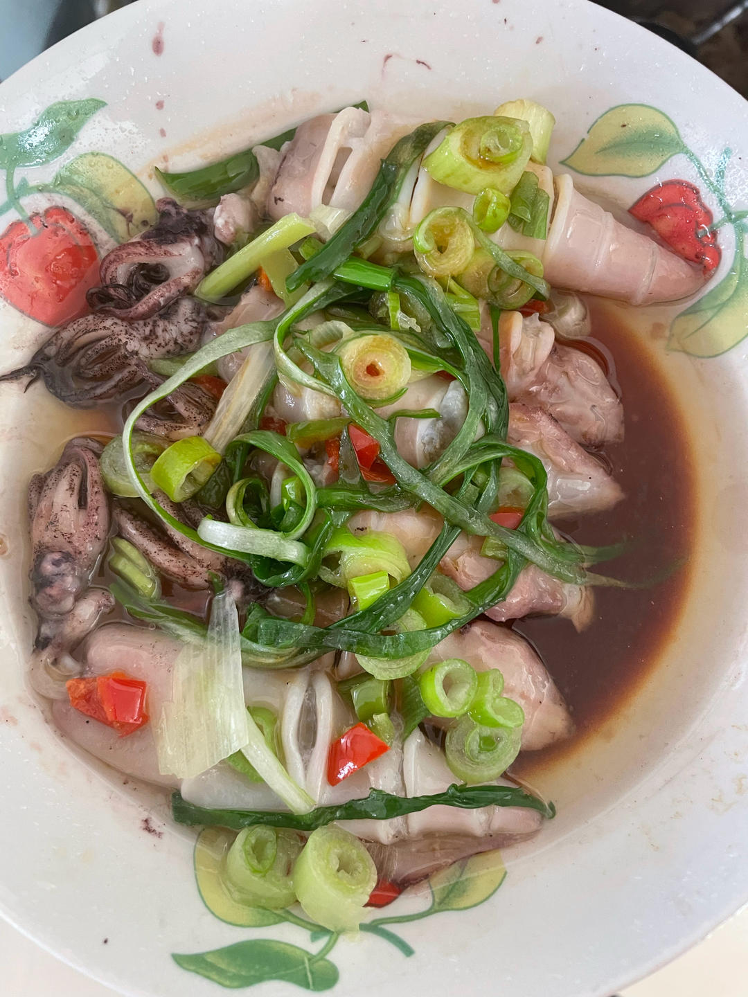 油葱带籽小管（母管，小鱿鱼）