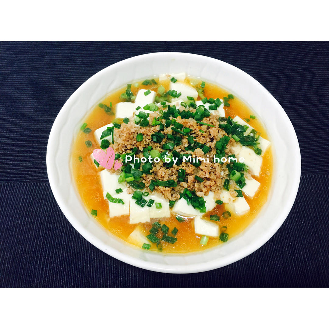 肉末蒸豆腐