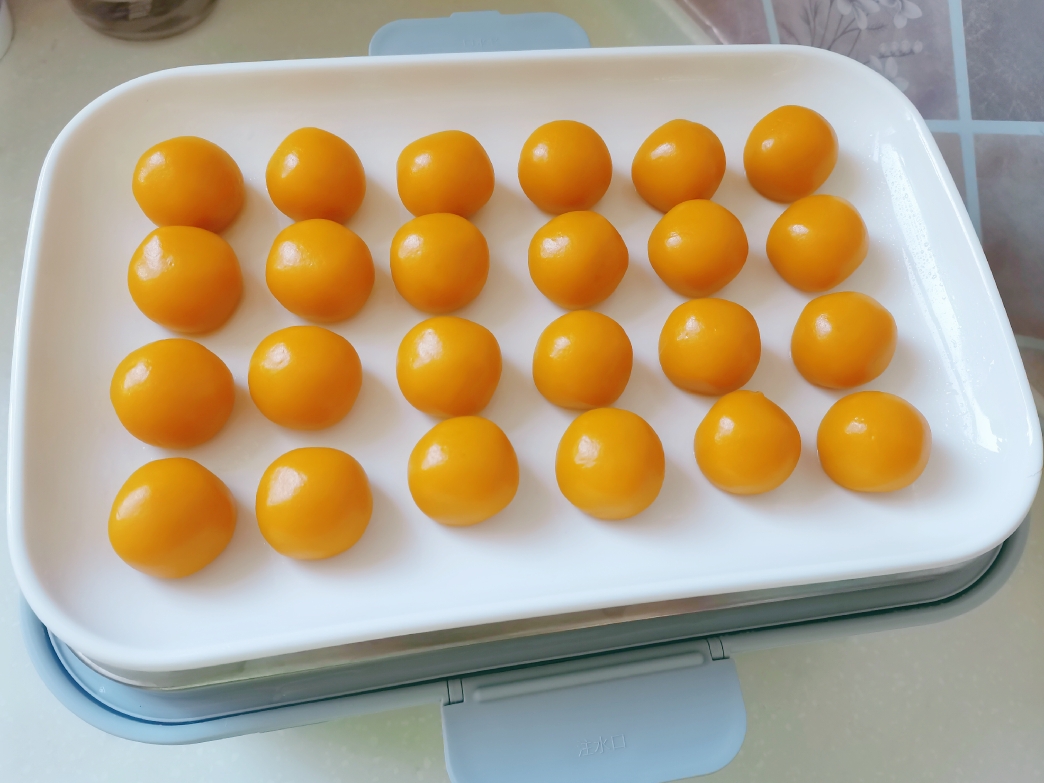 椰蓉黄金麻薯球-北鼎蒸炖锅食谱的做法 步骤20