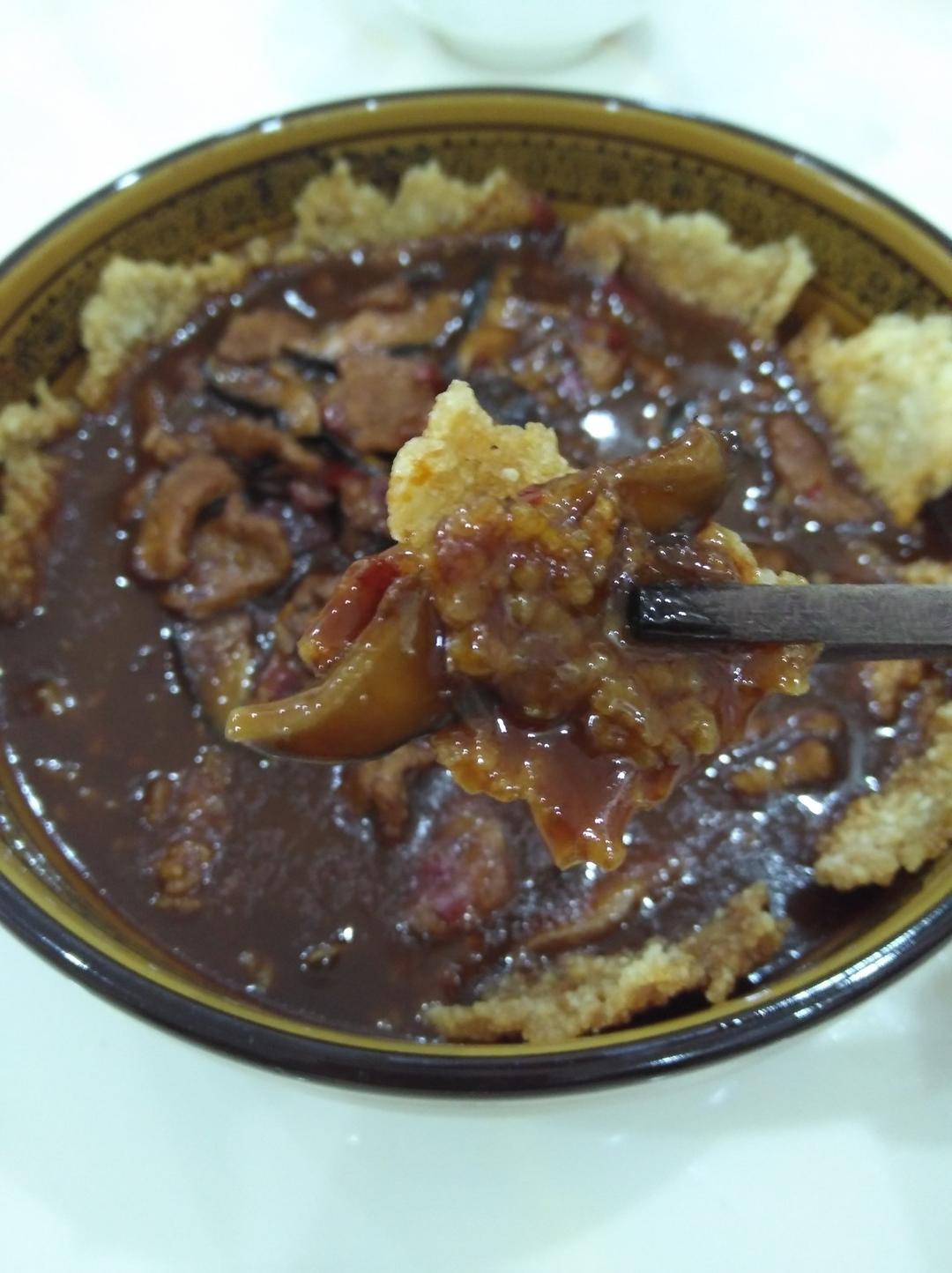 堂妈教你做锅巴肉片