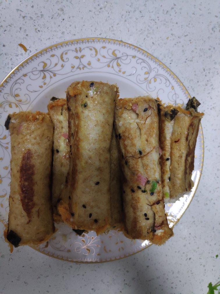 肉松芝士吐司卷