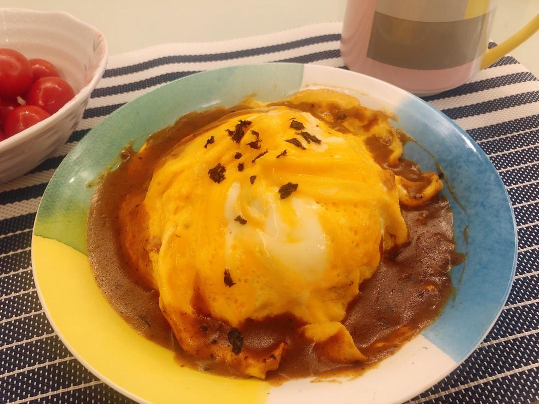 颜值高又好做的裙子蛋包饭