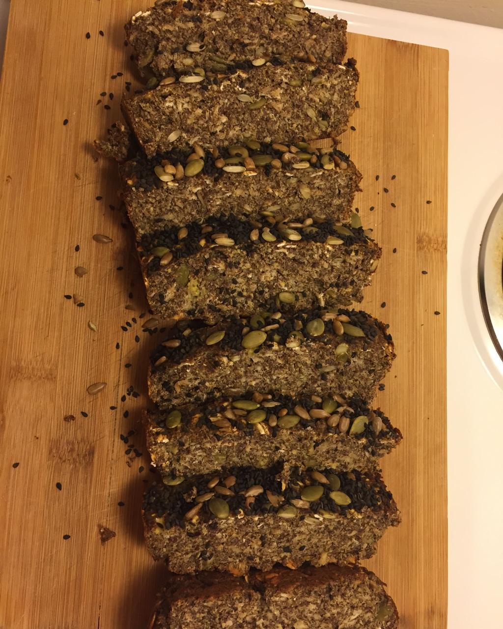 燕麦杂籽快手面包丨健康·烘焙
