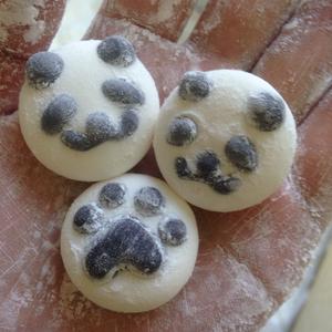 熊猫棉花糖的做法 步骤11